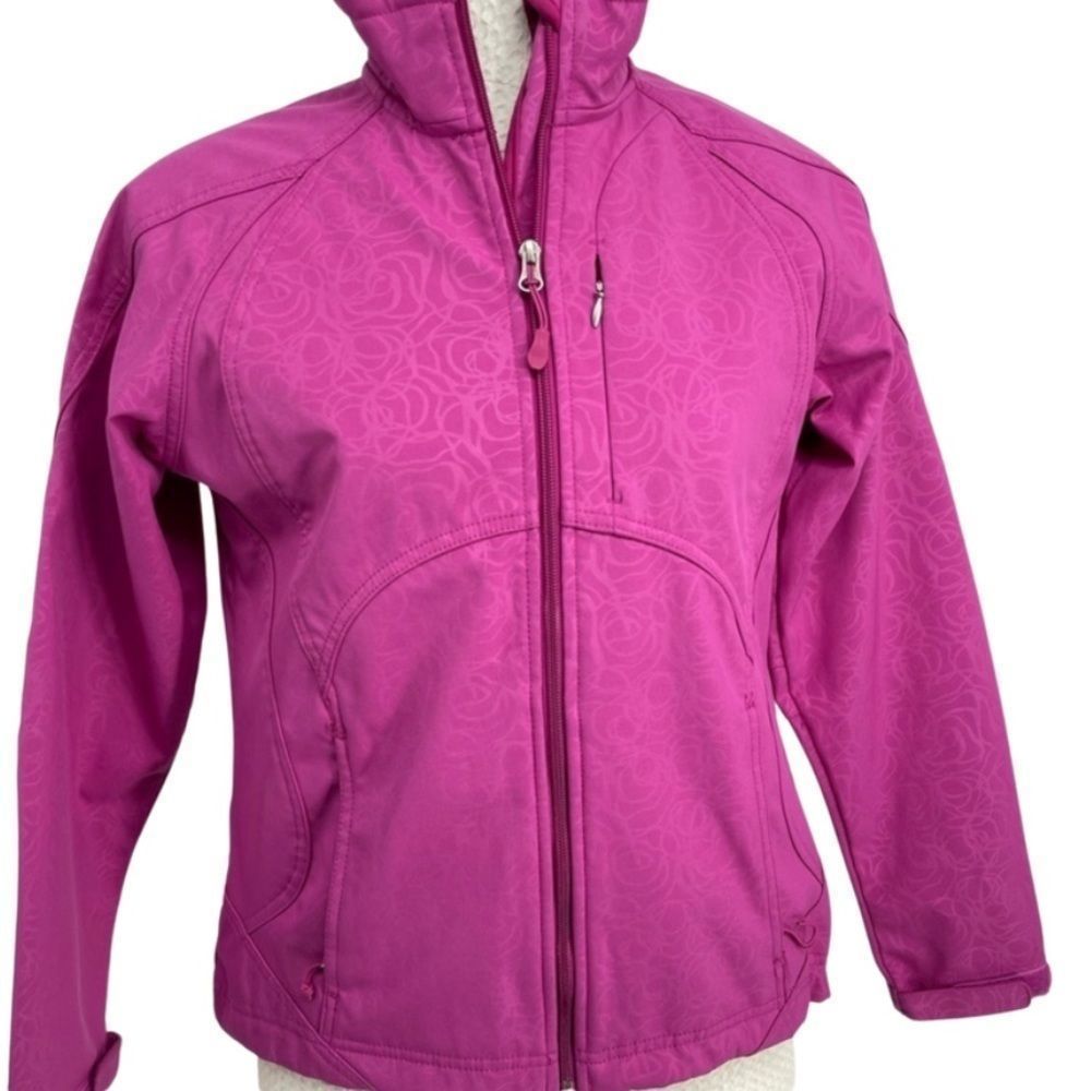 Double Diamond Magenta Full-Zip Jacket – Size Small